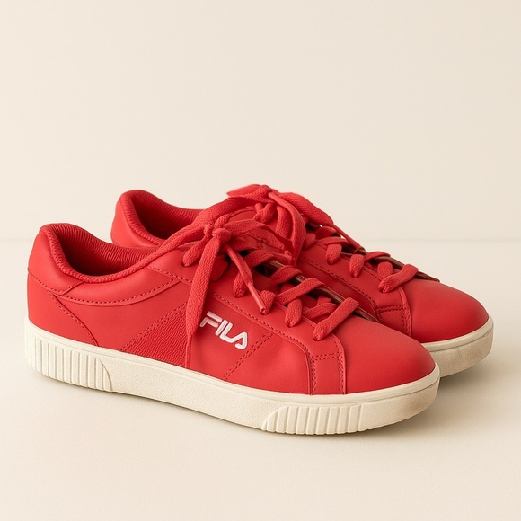 Fila Women's Red Sneakers - Picture 4 of 4